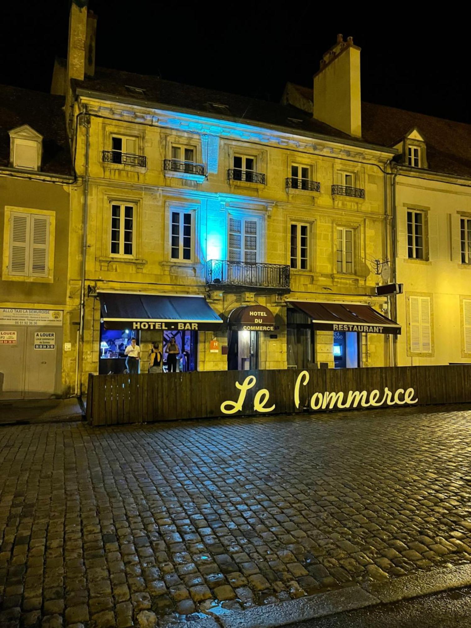 Hotel Du Commerce Semur-en-Auxois Eksteriør billede